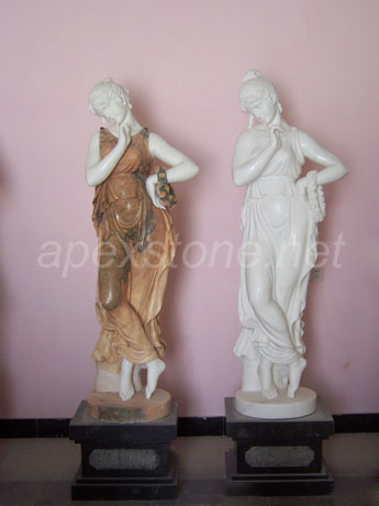 Showgirl Marble Statues 03